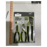 Three-piece combination pliers set