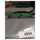 (2) lots 1  12 x 16 heavy duty gray tarp