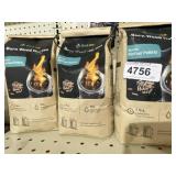 Four bags, wood fuel pellets