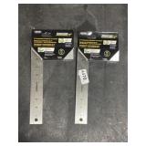 2 8" Professional Aluminum Try Square