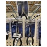 (3) 6 inch bent nose pliers