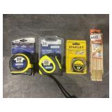 2 25ï¿½ Tape Measure, 1 12ï¿½ Tape Measure &