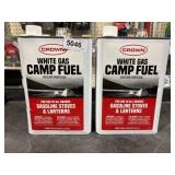 (2) 1 Gal. White Gas Camp Fuel