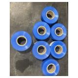 7 Rolls of Blue Flagging tape