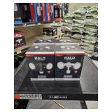 2 lots of 2 halo outdoor security lights