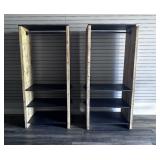 2 lots 1 unit hanging storage unit for cloths
