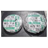 (2) lots 1 roll 14/2 Romax  100 ft