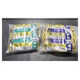 (2) lots 1 Roll Romax 25 ft 12/2