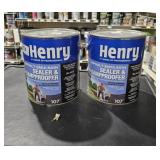 2 Cans Henry sealer and Dampproofer