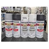 Assortment of clean, metal and automotive primer