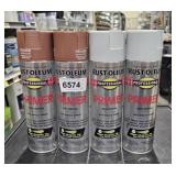 4 cans, primer spray paint