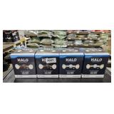 (2) lots of 2 halo outdoor security lights