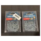 (2) Single Jack Chain