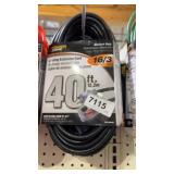 2 LOTS 1 40 ft locking extension, cord medium duty