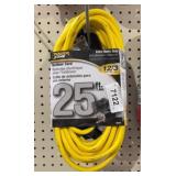 2 LOTS 1 25 ft extension cords extra HVY duty 12/3