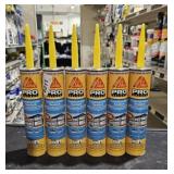 2 lots 3 tubes sika constructions sealant