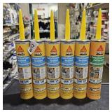 2 lots 3 tubes sika constructions sealant