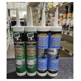 4 tubes -- Dap 3.0 & non sag sealant