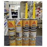 4 tubes --crack flex and sealant