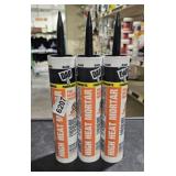 3 tubes high heat morter