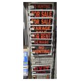 Miscellaneous for sale and no hunting signs