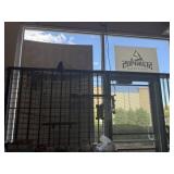 Large Wall Rack w/ light