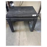 Black Wooden Side Table