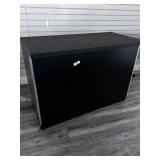 Black Topped 6 ft Cabinet