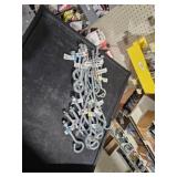 Assortment of larger eyebolts