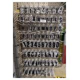 2 inch numbers and letters