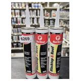 3 Tubes Blacktop and roof sealant
