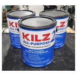 (3) lots 1 gallon KILZ all purpose