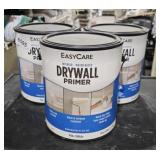 (3) lots 1  gallons white drywall primer