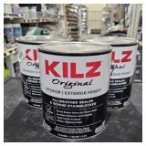3 lots 1 gallon Kilz
