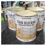 (3) lots 1 gallon stain, blocking primer white