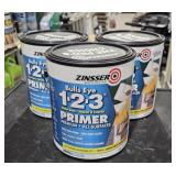 (3) lots 1 gallon primer