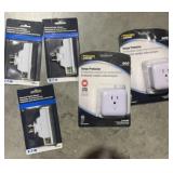 Search protectors and polarized outlet adapters