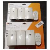 (2) lots 1 pl wireless remote, three pack