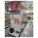 LOZIER DUEL SIDED GONDOLA SHELF W/END CAP 30 FT