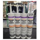 4 TUBES CERAMIC TILE CAULK