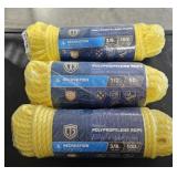 3 LOTS 1 ROLL 3/8 X 100 FT