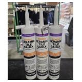 3 TUBES CERAMIC TILE CAULK
