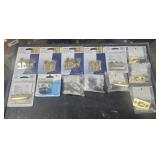 Door hinges, and parts
