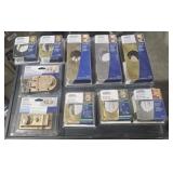 Assortment of door hardware