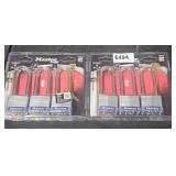 (2) lots 1 pk master lock padlocks