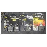 (3) miscellaneous padlocks