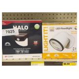 4 Halo floor security, and LED floodlights