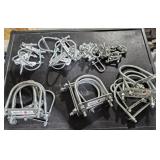 (2) lots 1 Bin U bolts Misc Size