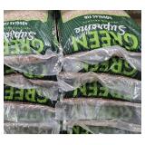 (2) lots 5 bags  Green supreme pellets