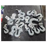 (2) lots 1 Bin assortment of hooks